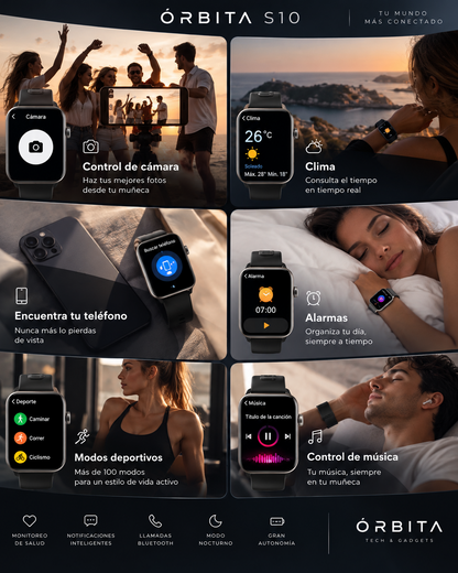 Smartwatch serie 10 con pantalla 2.2 pulgadas