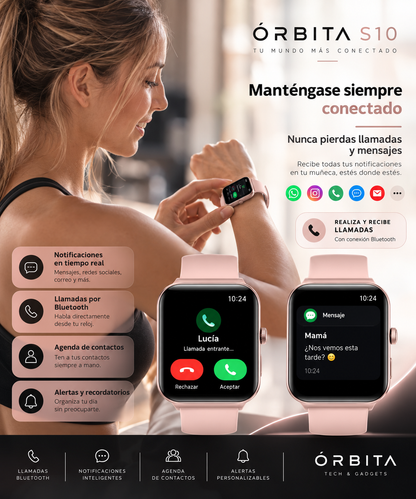 Smartwatch serie 10 con pantalla 2.2 pulgadas
