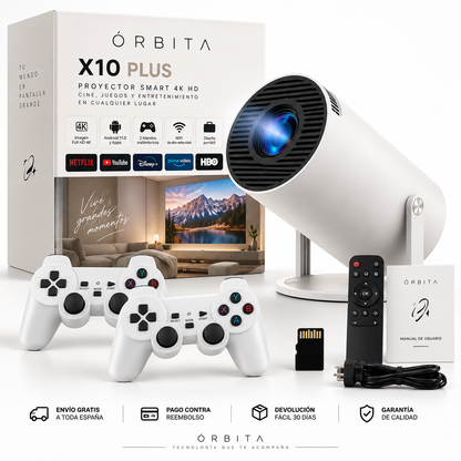 Proyector 2 en 1 con videojuegos